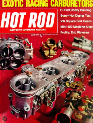 HOT ROD 1970 JUNE - BURKHART, ONG, KNOB-HILL, AYRES